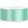 RUBAN SATIN MENTHE 25 MM X 25 M