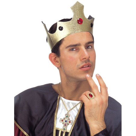 ENSEMBLE DE BIJOUX ROI BAGUE ET CHAINE 