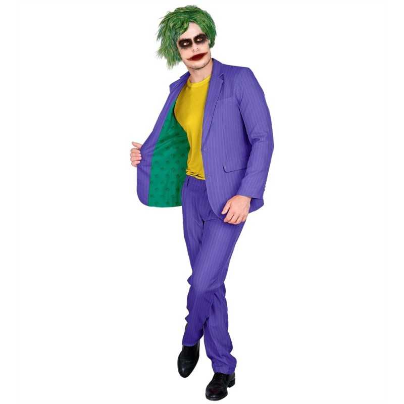 DEGUISEMENT HOMME CLOWN JOKER VIOLET TAILLE XL