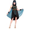 DEGUISEMENT FEMME CLEOPATRE COURTE REINE EGYPTIENNE NOIR ET OR TAILLE S