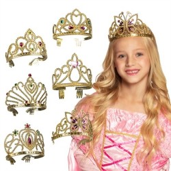 COURONNE OU DIADEME DE PRINCESSE DORE