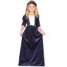 DEGUISEMENT ENFANT DAME MEDIEVALE BLEUE TAILLE 3-4 ANS