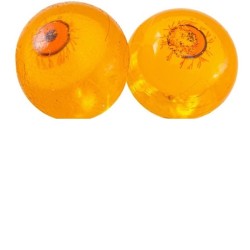 2 YEUX GLUANTS ORANGE ET VERT 