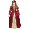 DEGUISEMENT ROBE MEDIEVALE BORDEAUX JULIETTE TAILLE 128 DEGUISEMENT ROBE MEDIEVALE BORDEAUX JULIETTE TAILLE 128