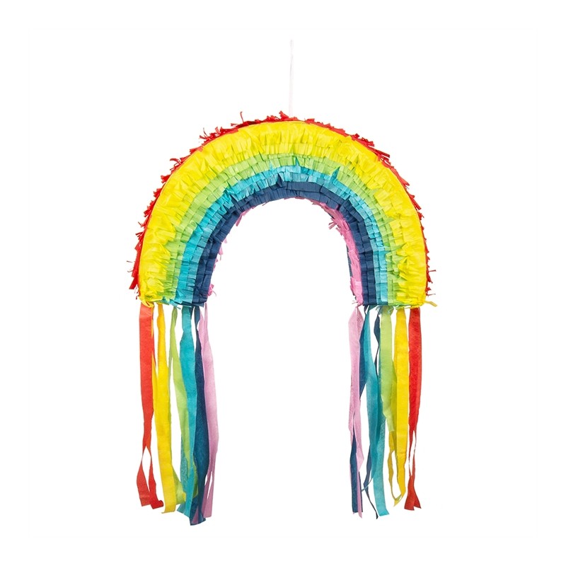 PETITE PINATA ARC EN CIEL EN 3D A TAPER 23 X 35 X 5 CM