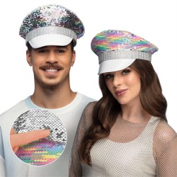 CASQUETTE PAILLETTE MULTICOLORE