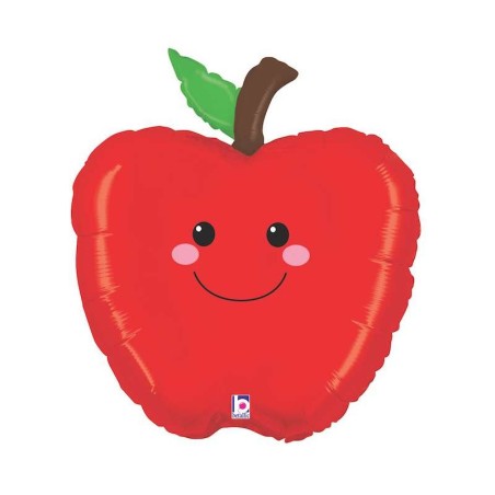 BALLON METALLIQUE FRUIT POMME 51 CM 