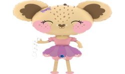 BALLON MARCHEUR SOURIS DANSEUSE 91 CM 