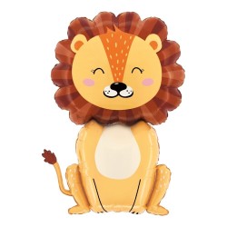 BALLON METALLIQUE LION 81 CM 