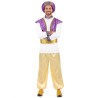 DEGUISEMENT SULTAN ALADIN MILLE ET UNE NUITS BLANC OR ET VIOLET TAILLE L