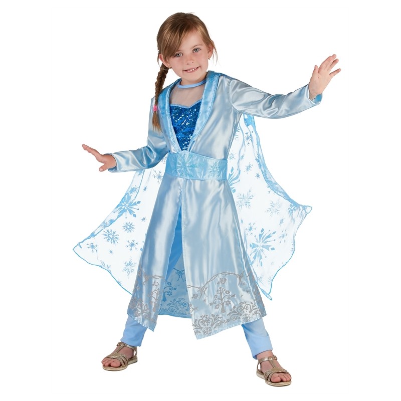 DEGUISEMENT ELSA PRINCESSE DES NEIGES OU DES GLACES TAILLE XS 3-4 ANS