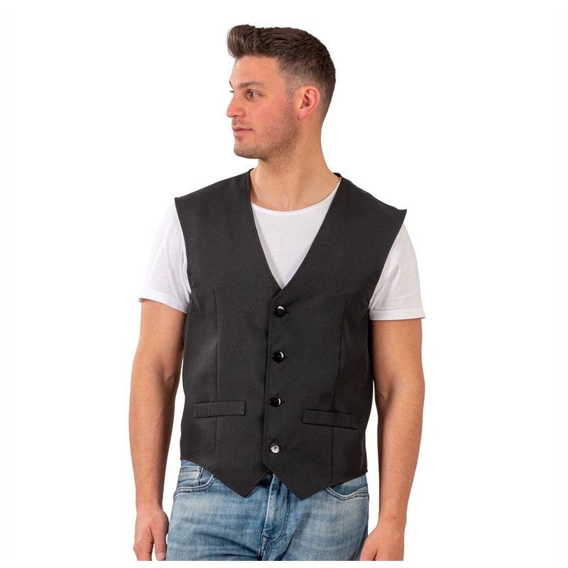 DEGUISEMENT GILET NOIR TAILLE 56-58