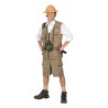 DEGUISEMENT HOMME SAFARI VESTE + SHORT KAKI TAILLE 60-62