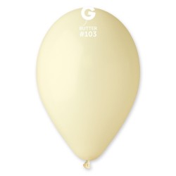 10 BALLONS BEURRE BUTTER  103 BIO LATEX 30CM 