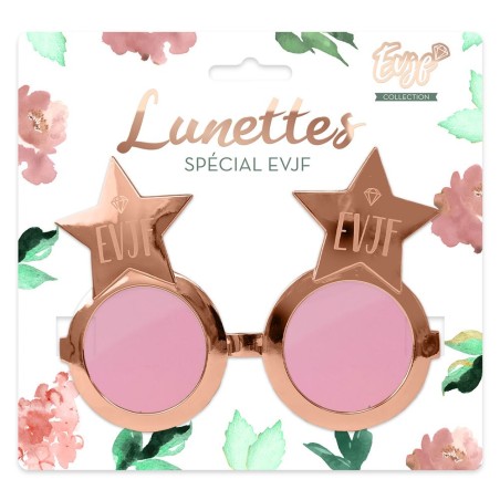 LUNETTES SPECIALES EVJF ETOILES ROSE GOLD