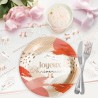 TRIO DE CONFETTIS ROSE GOLD JOYEUX ANNIVERSAIRE 