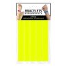 50 BRACELETS JAUNE D'IDENTIFICATION INDECHIRABLE 