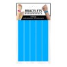 50 BRACELETS BLEU D'IDENTIFICATION INDECHIRABLE