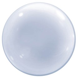 BALLON DECO BUBBLES TRANSPARENT SANS MOTIFS 61 CM