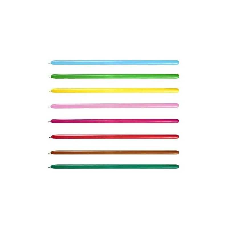 25 BALLONS A MODELER 260 MULTICOLORE BALLOONIA 