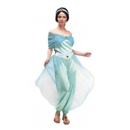 DEGUISEMENT PRINCESSE ORIENTALE BLEU TAILLE L-XL 