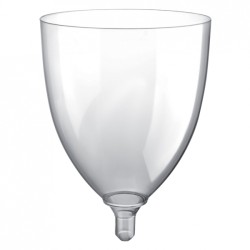 20 HAUTS VERRE A VIN OU A EAU MAXI TRANSPARENTS 