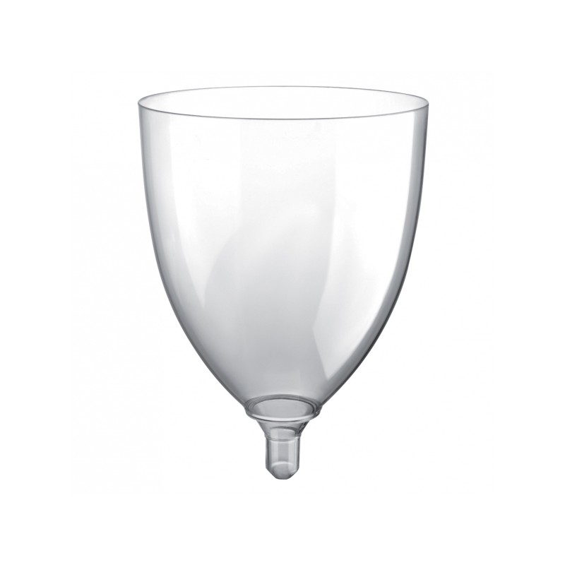 20 HAUTS VERRE A VIN OU A EAU MAXI TRANSPARENTS 