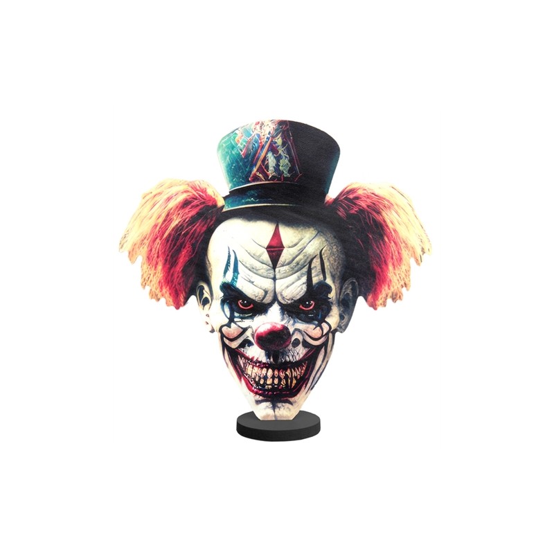 CENTRE DE TABLE HALLOWEEN CLOWN TUEUR 19 x 7 x 20 CM