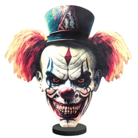 CENTRE DE TABLE HALLOWEEN CLOWN TUEUR 19 x 7 x 20 CM