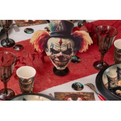 CENTRE DE TABLE HALLOWEEN CLOWN TUEUR 19 x 7 x 20 CM