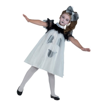 DEGUISEMENT FANTOME ROBE AVEC TULLE TAILLE  4 ANS