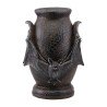 URNE OU VASE POLYRESINE CHAUVE-SOURIS EFFET PEAU DE SERPENT DIA 19CM X 26CM