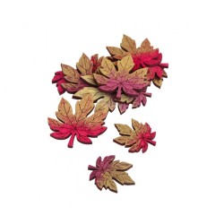 SACHET DE 8 FEUILLES AUTOMNE 4.5 CM 