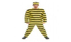 DEGUISEMENT PRISONNIER DALTON TAILLE M