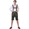 DEGUISEMENT HOMME BAVAROIS SHORT ET CHEMISE TAILLE M