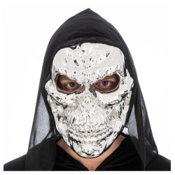 MASQUE TETE DE MORT ARGENTE