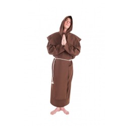 DEGUISEMENT MOINE MARRON OU BRUN TAILLE UNIQUE