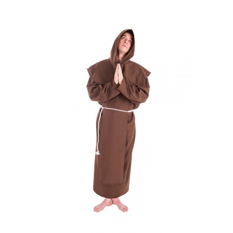 DEGUISEMENT MOINE MARRON OU BRUN TAILLE UNIQUE