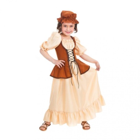 DEGUISEMENT ROBE MEDIEVALE BRUNE TAILLE 116