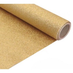 ROULEAU NAPPE PAILLETTES PREMIUM OR 120 CM X 3 M 