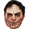 MASQUE SERIAL KILLER BOUCHE AGRAFEE HALLOWEEN