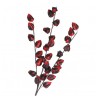 BRANCHE PHYSALIS NOIRE ET ROUGE 82CM