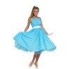 DEGUISEMENT ROBE BLEU A POIS BLANC 50'S TAILLE S/M DEGUISEMENT ROBE BLEU A POIS BLANC 50'S TAILLE S/M
