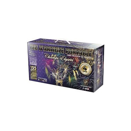 FEU D'ARTIFICE PORTABLE CHAMPS ELYSEES 4 MINUTES ARDI 