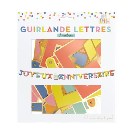 GUIRLANDE LETTRES FESTI PARTY