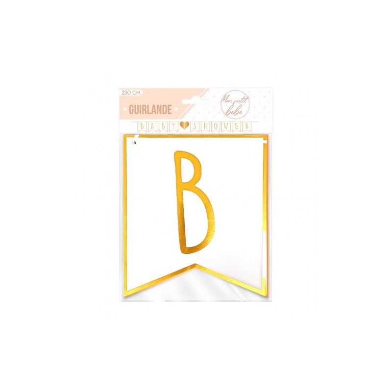 GUIRLANDE BABY SHOWER 250 CM  GUIRLANDE BABY SHOWER 250 CM