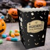 6 BOITES POP CORN OU BONBONS HALLOWEEN