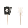 PICS DECO HALLOWEEN SQUELETTE TETE DE MORT