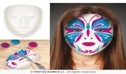 MASQUE BLANC A PEINDRE