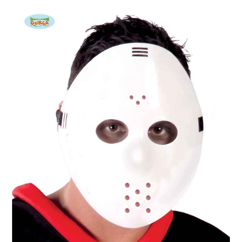 MASQUE HOCKEY BLANC EN PVC  MASQUE HOCKEY BLANC EN PVC